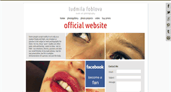 Desktop Screenshot of ludmilafoblova.com