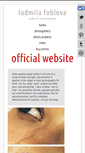 Mobile Screenshot of ludmilafoblova.com